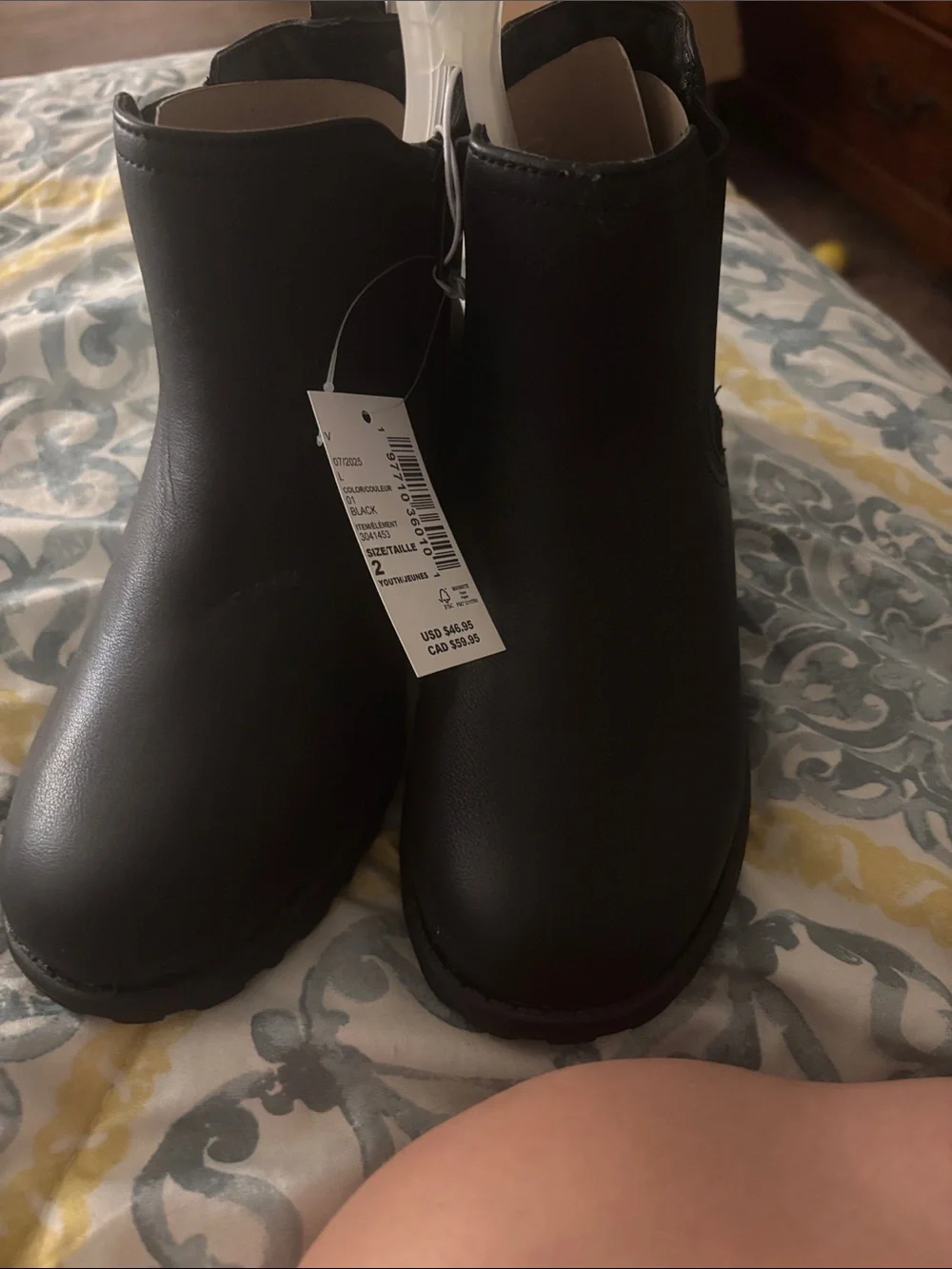 Kids Black Ankle Boots - Classic Chelsea Style